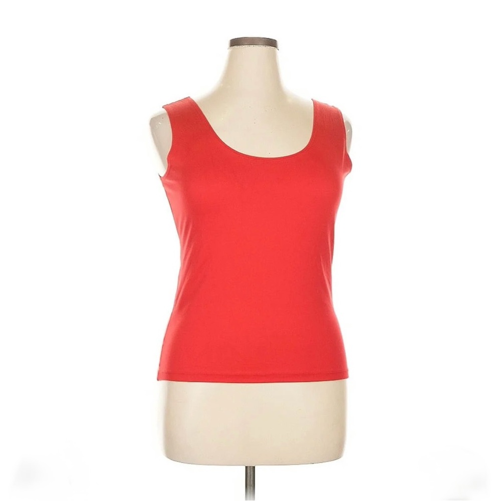 Notations red tank top size medium